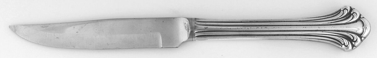Colonial Plume (Silverplate, 1980) Individual Steak Knife Hollow Handle by Towle Silver-1