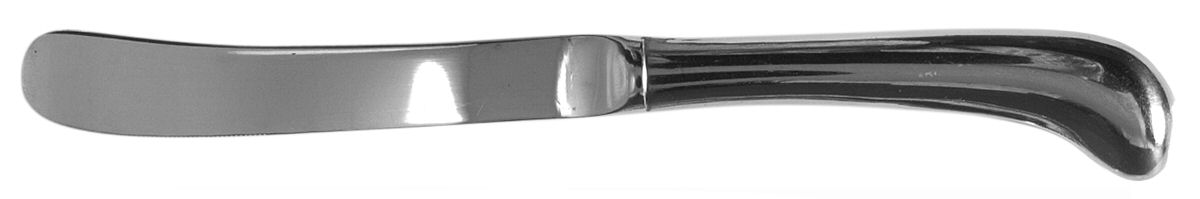 Copley (Stainless, Glossy) Blunt Hollow Pistol Knife by Towle Silver-1
