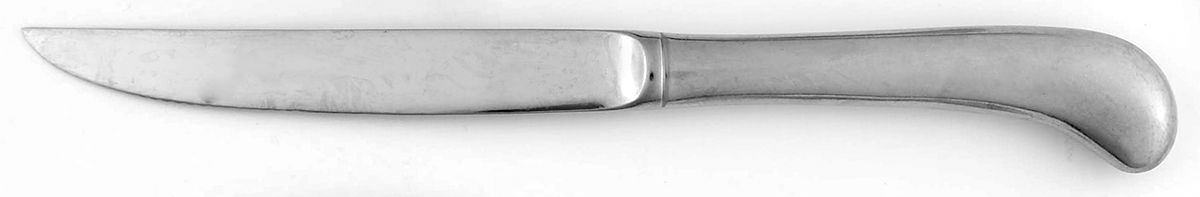 Copley (Stainless, Glossy) Individual Pistol Handle Steak Knife by Towle Silver-1