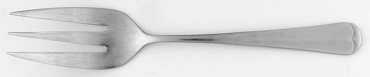 Copley (Stainless, Glossy) Medium Solid Cold Meat Serving Fork by Towle Silver-1