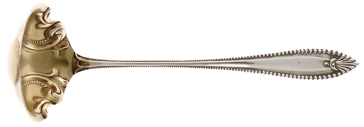 Cordova (Sterling, 1902, No Monograms) Solid Piece Cream Ladle by Towle Silver-1