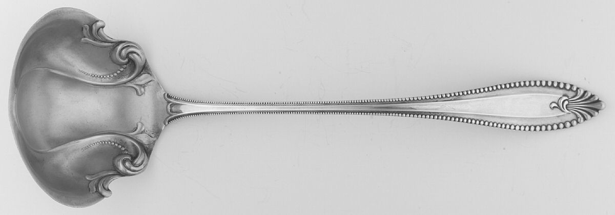 Cordova (Sterling, 1902, No Monograms) Large Solid Soup Ladle by Towle Silver-1