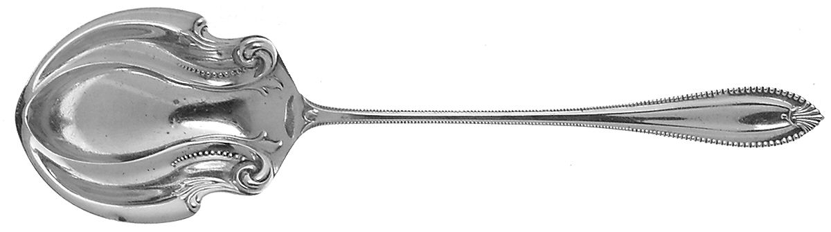 Cordova (Sterling, 1902, No Monograms) Large Lettuce Serving Spoon by Towle Silver-1