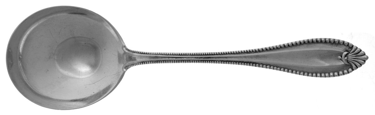 Cordova (Sterling, 1902, No Monograms) Round Bowl Soup Spoon (Cream Soup) by Towle Silver-1