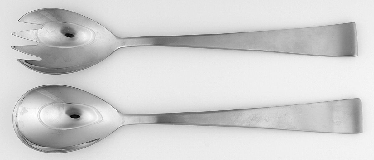 Maxima (Stainless) (2 Pc) Solid Salad Set by Towle Silver-1