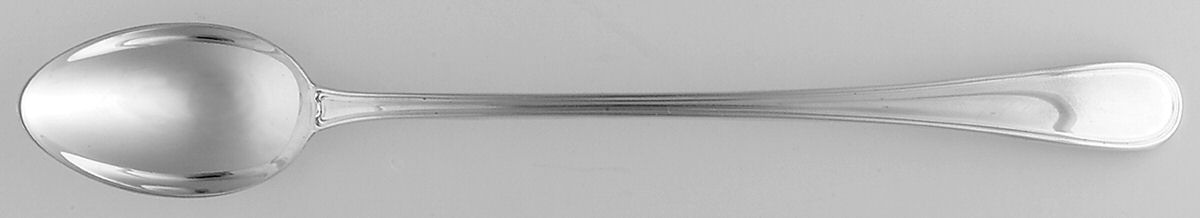 Colonial Thread (Sterling, 1950) Iced Tea Spoon by Towle Silver-1