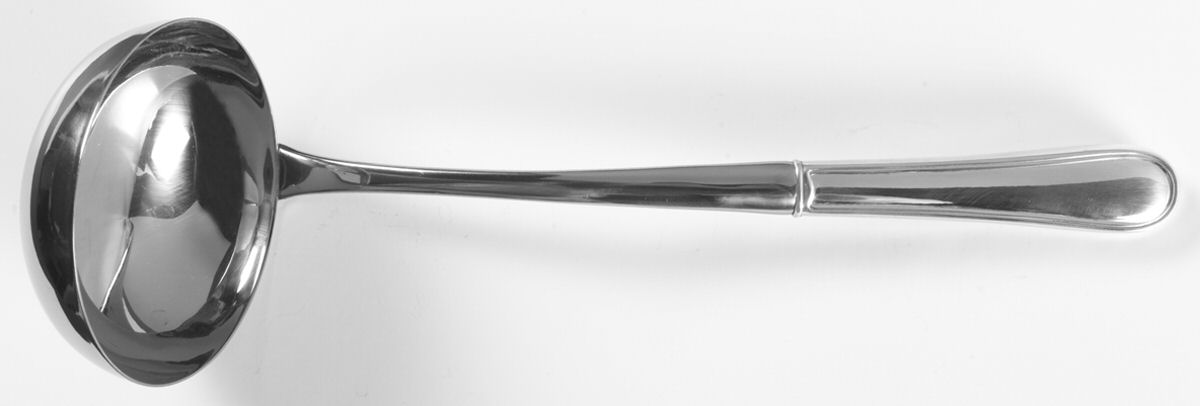 Colonial Thread (Sterling, 1950) Soup Ladle with Stainless Bowl by Towle Silver-1