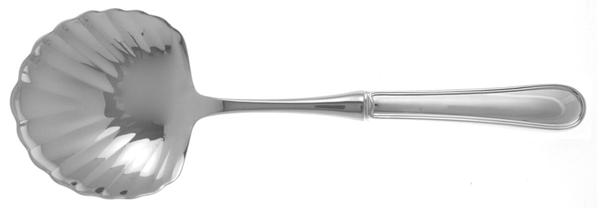 Colonial Thread (Sterling, 1950) Casserole Spoon with Stainless Shell Bowl by Towle Silver-1