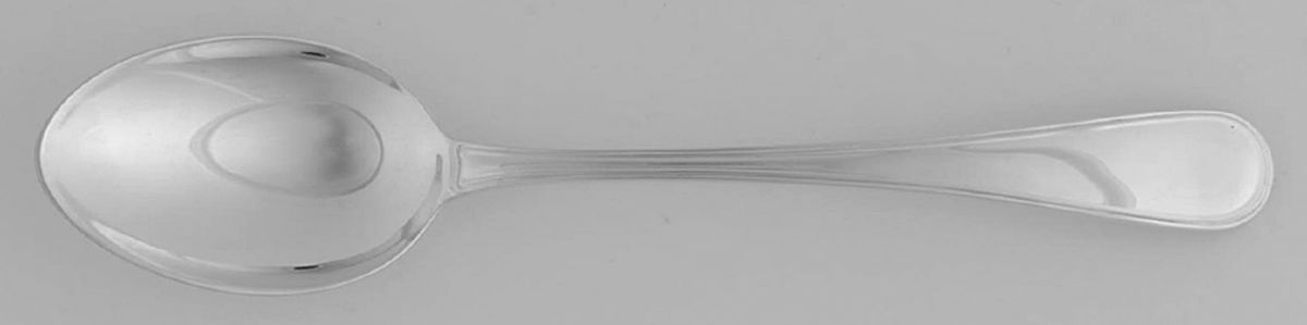 Colonial Thread (Sterling, 1950) Dessert/Oval Soup Spoon by Towle Silver-1