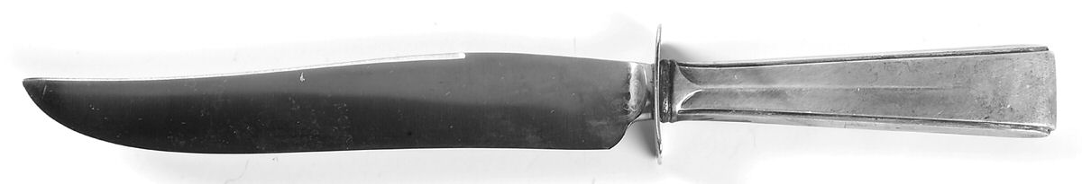 Compton Thread (Sterling, 1950) Small Steak Carving Knife with Stainless Blade by Towle Silver-1