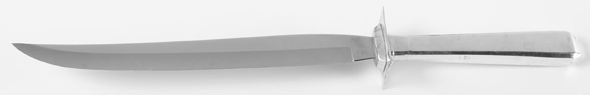 Craftsman (Sterling, 1932) Large Stainless Blade Roast Carving Knife by Towle Silver-1