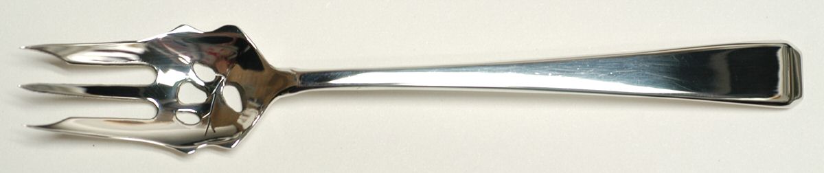 Craftsman (Sterling, 1932) Pickle Fork Pierced with Short Handle HC by Towle Silver-1