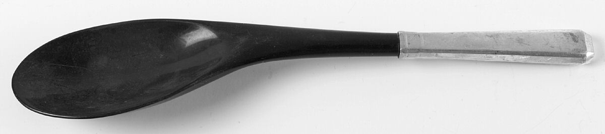 Craftsman (Sterling, 1932) Salad Serving Spoon with Plastic Bowl by Towle Silver-1
