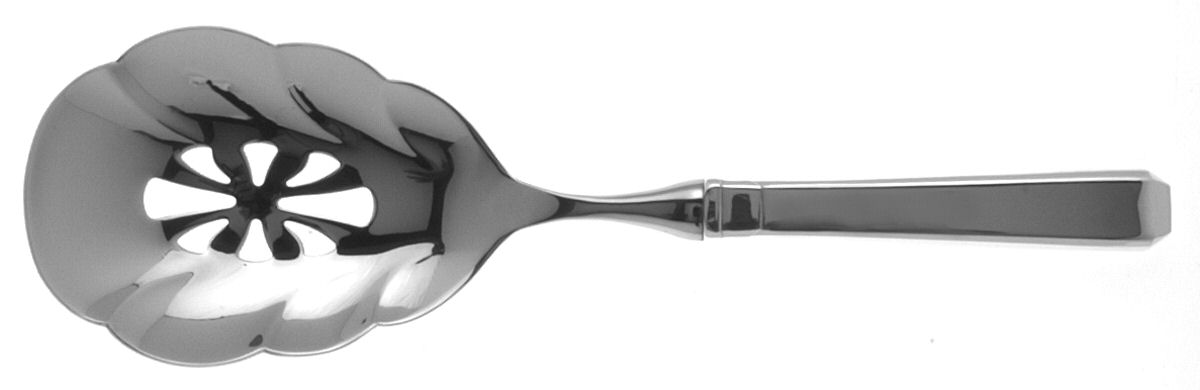 Craftsman (Sterling, 1932) Pierced Serving Spoon with Stainless Bowl by Towle Silver-1