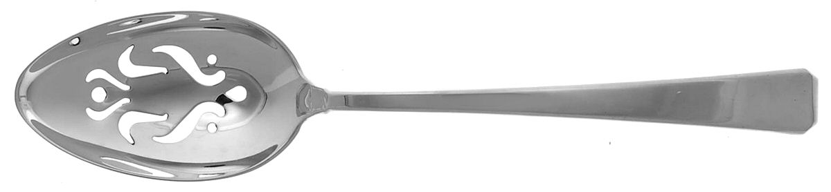 Craftsman (Sterling, 1932) Pierced Tablespoon (Serving Spoon) CM by Towle Silver-1