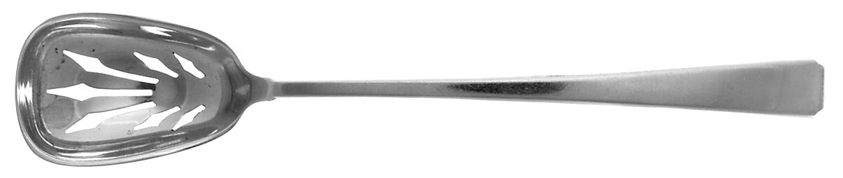 Craftsman (Sterling, 1932) Pierced Bowl Short Handle Olive Spoon by Towle Silver-1