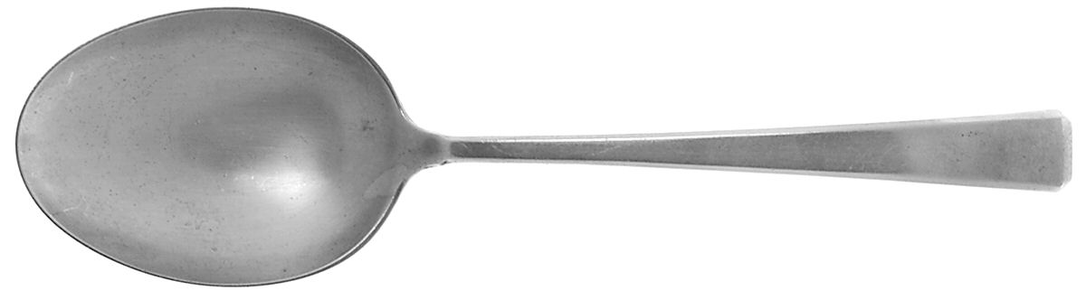 Craftsman (Sterling, 1932) Vegetable Serving Spoon (Solid) by Towle Silver-1