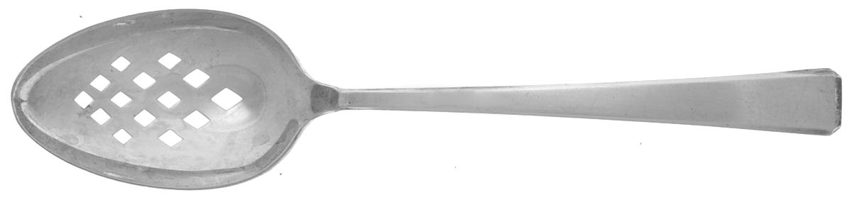 Craftsman (Sterling, 1932) Pierced Tablespoon (Serving Spoon) by Towle Silver-1