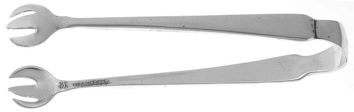 Craftsman (Sterling, 1932) Small Sugar Tongs by Towle Silver-1