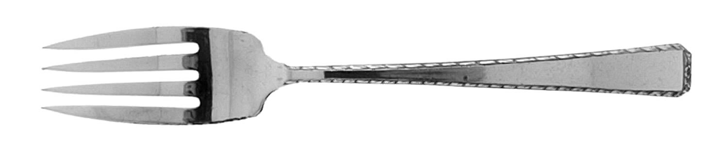 Craftsman-Carved (Sterling, 1933) Individual Salad Fork by Towle Silver-1
