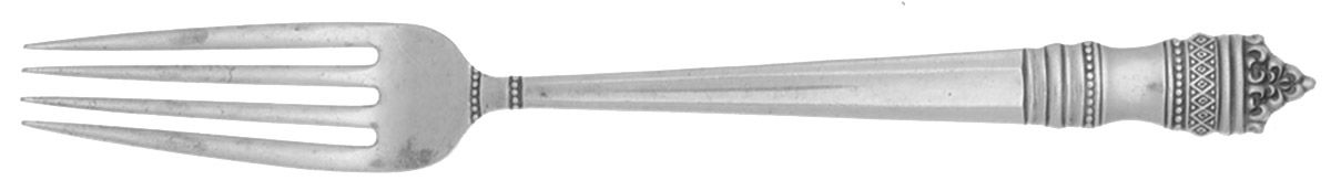 Danish Baroque (Sterling, 1970) Youth Fork by Towle Silver-1