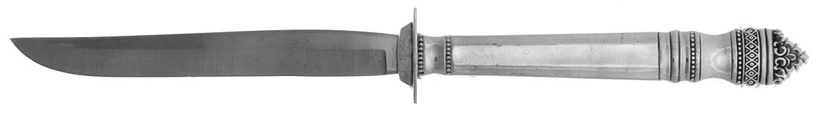 Danish Baroque (Sterling, 1970) Individual Steak Knife Hollow Handle by Towle Silver-1