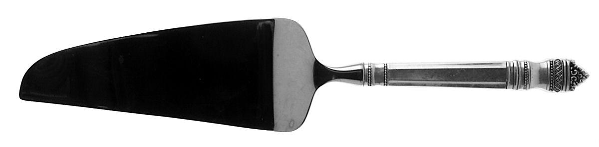 Danish Baroque (Sterling, 1970) Pie & Cake Server with Stainless Blade by Towle Silver-1