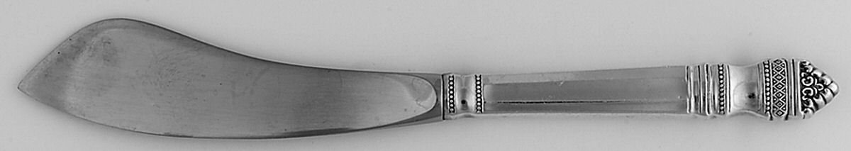 Danish Baroque (Sterling, 1970) Hollow Handle Master Butter Knife by Towle Silver-1