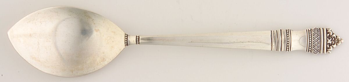 Danish Baroque (Sterling, 1970) Large Solid Jelly Server by Towle Silver-1