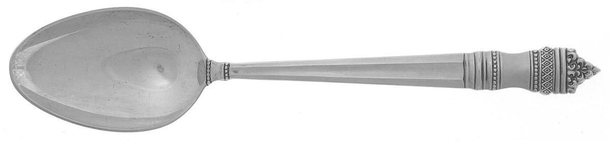 Danish Baroque (Sterling, 1970) Teaspoon by Towle Silver-1