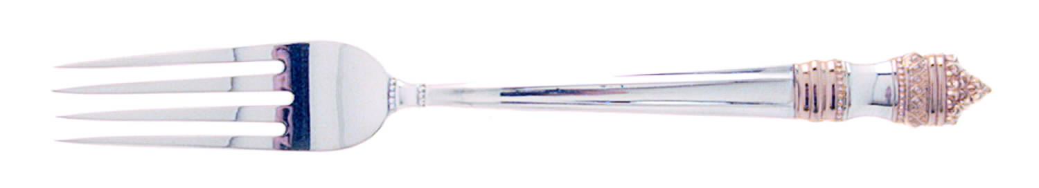 Danish Baroque Gold (Sterling, 1974) Fork by Towle Silver-1