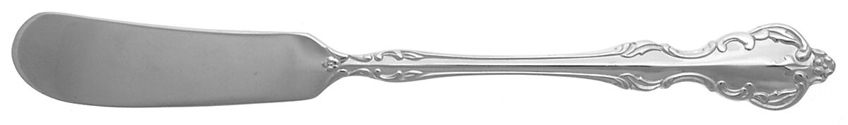 Danielle (Stainless) Flat Handle Butter Spreader by Towle Silver-1