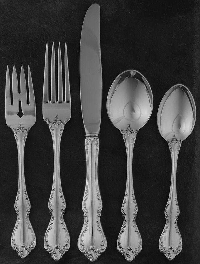 Debussy (Sterling, 1959) 40 Piece Estate Set by Towle Silver-1