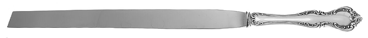 Debussy (Sterling, 1959) Ham Slicer Knife with Stainless Blade by Towle Silver-1