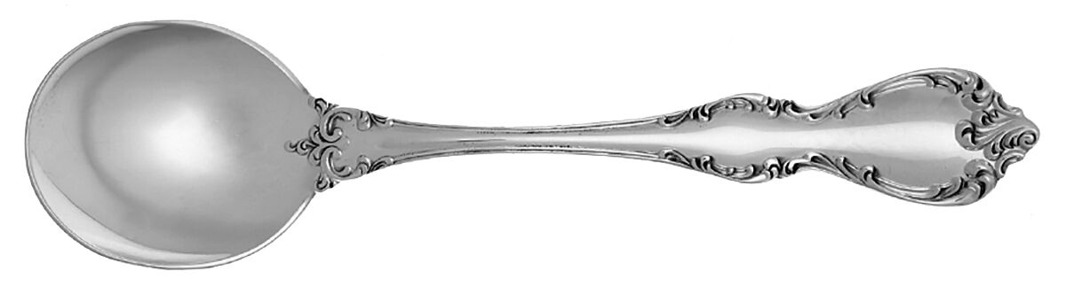Debussy (Sterling, 1959) Round Bowl Soup Spoon (Cream Soup) HC by Towle Silver-1