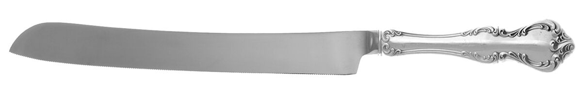 Debussy (Sterling, 1959) Wedding Cake Knife with Stainless Blade HC by Towle Silver-1
