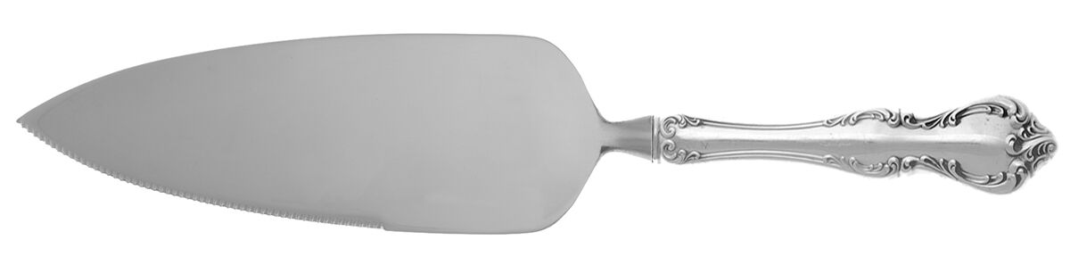 Debussy (Sterling, 1959) Pie Server with Serrated Stainless Blade HC by Towle Silver-1