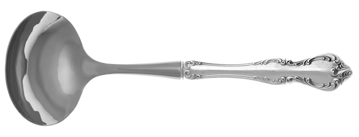 Debussy (Sterling, 1959) Gravy Ladle with No Spout Stainless Bowl HC by Towle Silver-1