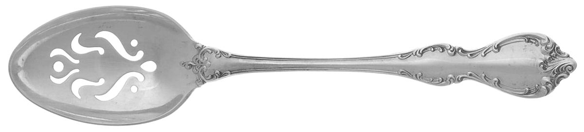 Debussy (Sterling, 1959) Pierced Tablespoon (Serving Spoon) by Towle Silver-1