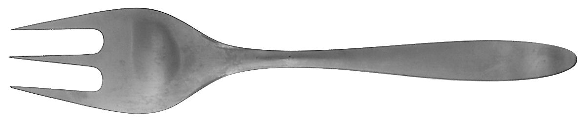 Design 1 (Stainless) Solid Salad Serving Fork by Towle Silver-1