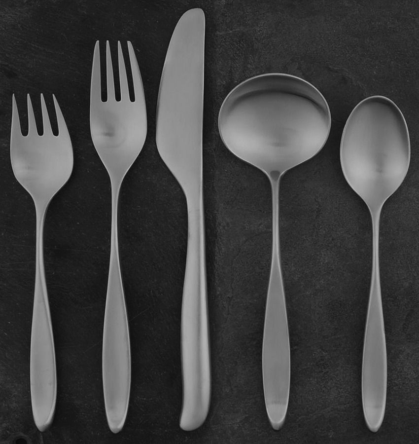 Design 2 (Stainless, Norway-Germany) 5 Piece Place Setting by Towle Silver-1