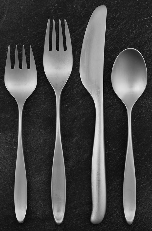 Design 2 (Stainless, Norway-Germany) 4 Piece Place Setting by Towle Silver-1