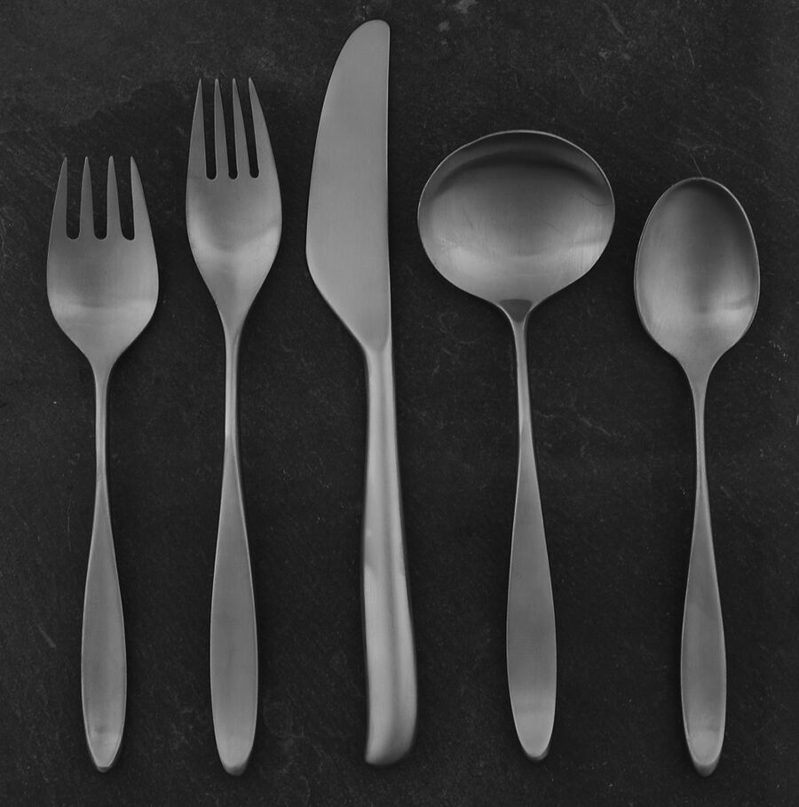 Design 2 (Stainless, Norway-Germany) 40  Piece Estate Set by Towle Silver-1