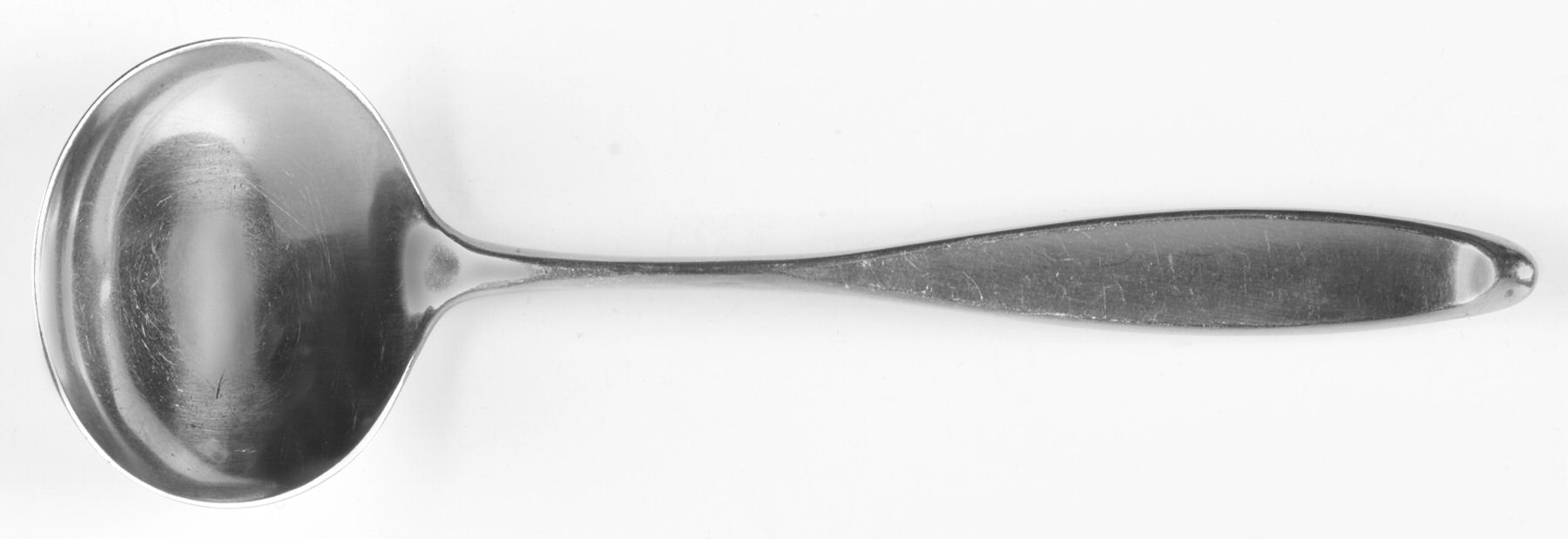 Design 2 (Stainless, Norway-Germany) Spoon-Dessert/Oval Soup by Towle Silver-1