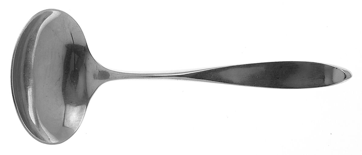 Design 2 (Stainless, Norway-Germany) Solid Gravy Ladle by Towle Silver-1