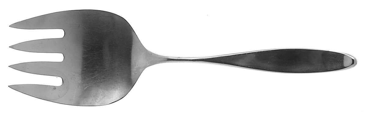 Design 2 (Stainless, Norway-Germany) Solid Serving Fork by Towle Silver-1