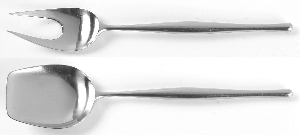 Design 3 (Stainless) Solid Serving Set by Towle Silver-1