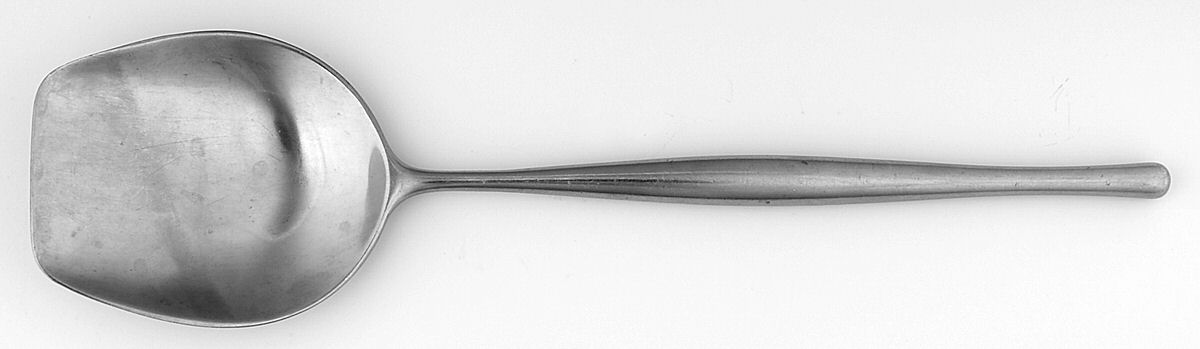 Design 3 (Stainless) Solid Serving Spoon by Towle Silver-1