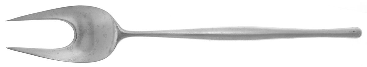 Design 3 (Stainless) Solid Serving Fork by Towle Silver-1