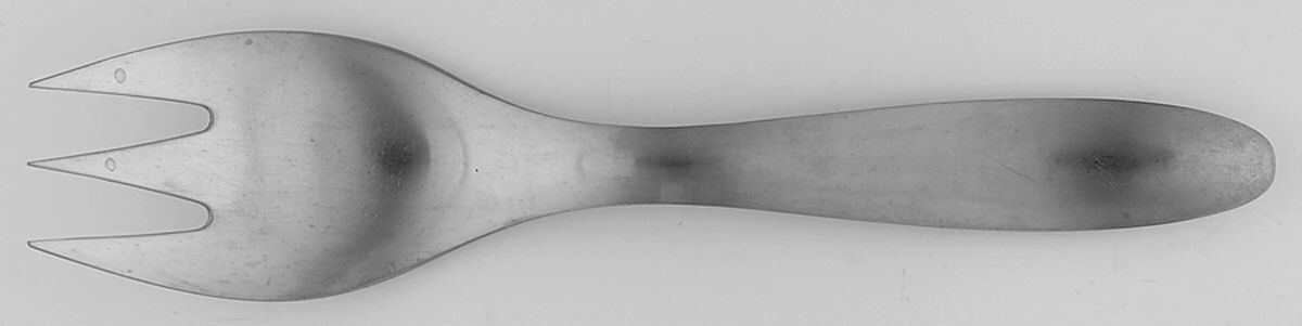 Design 9 (Stainless) Medium Solid Cold Meat Serving Fork by Towle Silver-1